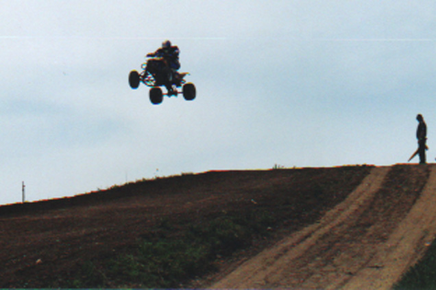 Gust hitting the ski jump